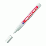MARQUEUR PERMANENT EDDING 750 PEINTURE POINTE OGIVE DE 2 À 4 MM BLANC