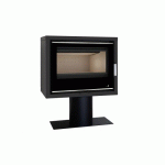 POÊLE À BOIS 9 KW - AVEC SUPPORT PIED ROND - SL-695-S-BASE PORTIMAO TERMOFOC