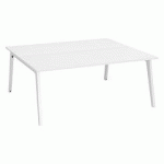 PÔLE 2 BUREAUX BLANCS L 180 X 163 CM - EXPRIM - PIÉTEMENT BLANC