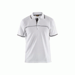 POLO DE TRAVAIL BICOLORE À MANCHES COURTES 3389 - BLANC ET GRIS FONCÉ - XXL BLAKLADER