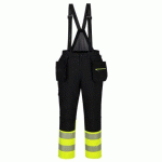 PORTWEST DX437 COTTE À BRETELLES DX4 HV CLASSE 1 JAUNE/NOIR - TAILLE 4XL