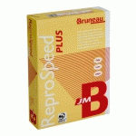 LOT DE 5 - PAPIER A4 BLANC 80 G BRUNEAU REPROSPEED PLUS - RAMETTE DE 500 FEUILLES.