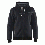 SWEAT ZIPPÉ À CAPUCHE DOUBLURE THERMIQUE NOIR TAILLE M - BLAKLADER