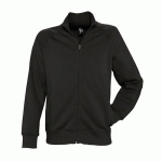 VESTE ZIPPÉE MOLLETON UNI TECH NOIR