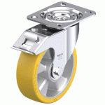 BLICKLE - ROULETTE PIVOTANTE À FREIN Ø 125MM BANDAGE POLYURÉTHANE PU 250KG - L-ALTH 125K-FI