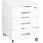 CAISSON MOBILE 3 TIROIRS BLANCS EXPRIM