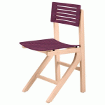 CHAISE EOLE AST - HÊTRE PRUNE - STRUCTURE HÊTRE BOULEAU - SUNSET CREATION