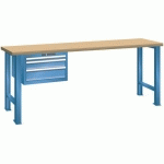 ÉTABLIS BLEU CAP. 2000X750X890 CAP. 360KG ET 3 TIR. 75KG - LISTA