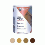 LOT DE 2 POTS LASURE ACRYLIQUE – CHÊNE MOYEN – PROTECTION EXTRÊME – NE COULE PAS – 1 L DALEP