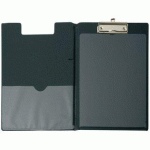 LOT DE 4 - PORTE-BLOC, PLASTIFIÉ, A4, NOIR