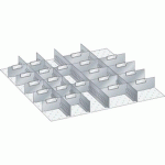 MATÉRIEL DE SUBDIVISION POUR TIROIRS 612X612X75MM - LISTA