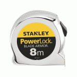 MÈTRE RUBAN - BOITIER ABS RENFORCÉ - POWERLOCK BLADE ARMOR - 8 M STANLEY