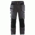 PANTALON DE TRAVAIL ARTISAN GRIS FONCÉ/NOIR TAILLE 38C - BLAKLADER