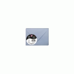 PAQUET DE 5 ENVELOPPES POLLEN 75X100MM 120G/M2 - BLEU LAVANDE - LOT DE 15