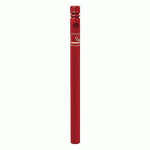 POTELET CENDRIER Ø 76 MM POMMEAU CITY - ZINC ROUGE 3004 - PROCITY