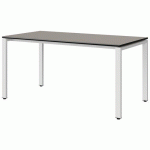 TABLE MALIBU 160X80 T6 SOUDÉ ST ANTIB GRIS U727/NO BLC 9016