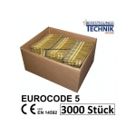 CLOUS À TÊTE RONDE TYPE RK 3,1 X 90 MM, ANNEAU GALVANISÉ, COND. 3000 PCS