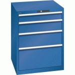 ARMOIRE BLEU GENT. 717X725X850 AVEC 4 TIR. 75KG _ 79.382.090 - LISTA