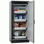 ARMOIRE SÉCURITÉ Q-CLASSIC-30 Q30.195.086.WDR GRIS/ROUGE - MANUTAN COLLECTIVITÉS