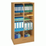 CLASSEUR À RIDEAU BOIS DOUBLE 140 CM HÊTRE