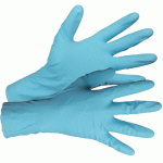 GANTS DE MÉNAGE MAPA VITAL 117 BLEUS TAILLE 7, LOT DE 10 PAIRES
