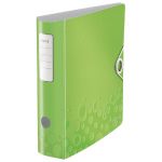 LEITZ CLASSEUR À LEVIER LEITZ ACTIVE WOW EN POLYMOUSSE, 75 MM, VERT