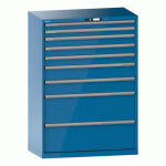 LISTA - ARMOIRE À TIROIRS (HXLXP) 145X102,3X57,2CM KEY LOCK R5012
