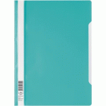 LOT DE 50 - CHEMISE DE PRÉSENTATION À LAMELLES DURABLE 22,8 X 31 CM TURQUOISE