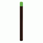 POTELET CARREFOUR ÉCOLE Ø76 MM - MARRON 8017/VERT 6018 - PROCITY