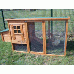 POULAILLER EN BOIS - 1,60 X 0,70 M - 1,50 M2 HABRITA