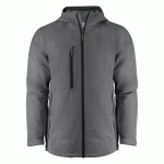 PRINTER ESSENTIALS HIKER COUPE-VENT HOMMES GRIS MÉTAL - TAILLE L