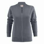 PRINTER ESSENTIALS JAVELIN SWEATSHIRT FULLZIP FEMMES GRIS ACIER - TAILLE XXXL