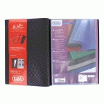 LOT DE 2 - PROTÈGE-DOCUMENTS OPAQUES A4 50 POCHETTES LE LUTIN CLASSIQUE OXFORD NOIR