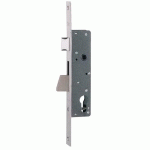 SERRURE MONOPOINT À LARDER PROFIL ÉTROIT PÊNE DORMANT DEMI-TOUR ELECTA AXE 35MM - ISEO - 781351B