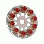 CARTOUCHE DE DISQUES DE 10 CHARGES 6,3/10 ROUGES - SPIT - 011658