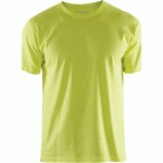 T-SHIRT JAUNE FLUORESCENT TAILLE M - BLAKLADER