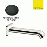 BEC DE REMPLISSAGE ENCASTRE ITALY CHROME NOIR BROSSE - CRISTINA ONDYNA PD69975