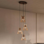 BOVER DOMITA S/20/4L SUSPENSION, BRUNE/HÊTRE