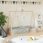 CADRE DE LIT POUR ENFANT 70X140 CM BOIS DE PIN MASSIF