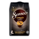 CAFE SENSEO ESPRESSO CLASSIQUE - 36 DOSETTES SOUPLES