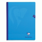 CAHIER MIMESYS BROCHURE COUSUE 192 PAGES SÉYÈS 24X32. COUVERTURE POLYPROPYLÈNE BLEUE - LOT DE 3