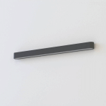 EULUNA APPLIQUE MURALE SOFT, LARGEUR 90 CM, GRAPHITE, ALUMINIUM, G13