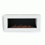 FOYER BIOÉTHANOL AVEC BRÛLEUR 720 INOX TERMOBIO ET CAISSON MURAL BIOWALL BLANC TERMOFOC