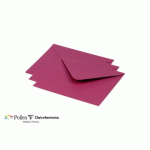 LOT DE 2 - PAQUET DE 20 ENVELOPPES POLLEN 125X138MM 120G/M² - FRAMBOISE