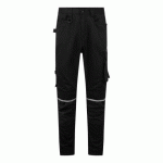 PORTWEST CD846 PANTALON DE TRAVAIL STRETCH WX2 NOIR SHORT - TAILLE 34 - COURT