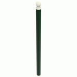 POTELET BOOPI PMR TÊTE BOULE MÉT HT 1.20M Ø76MM MOUSSE 6005 - BUTON DESIGN