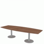 TABLE DE RÉUNION TONNEAU L.280 NOYER CANALETTO - QUADRIFOGLIO
