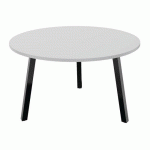 TABLE PARTAGE Ø 120 CM GRIS / NOIR - BURONOMIC