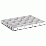 BACS RANGEMENT CUBIO EKK-8675 21 COMPARTIMENTS - BOTT - MANUTAN COLLECTIVITÉS