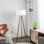 ENVOSTAR JUNUS LAMPADAIRE TRIPODE PIN NOYER